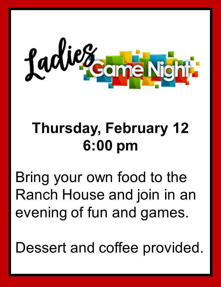 - Ladies Dinner 2-12