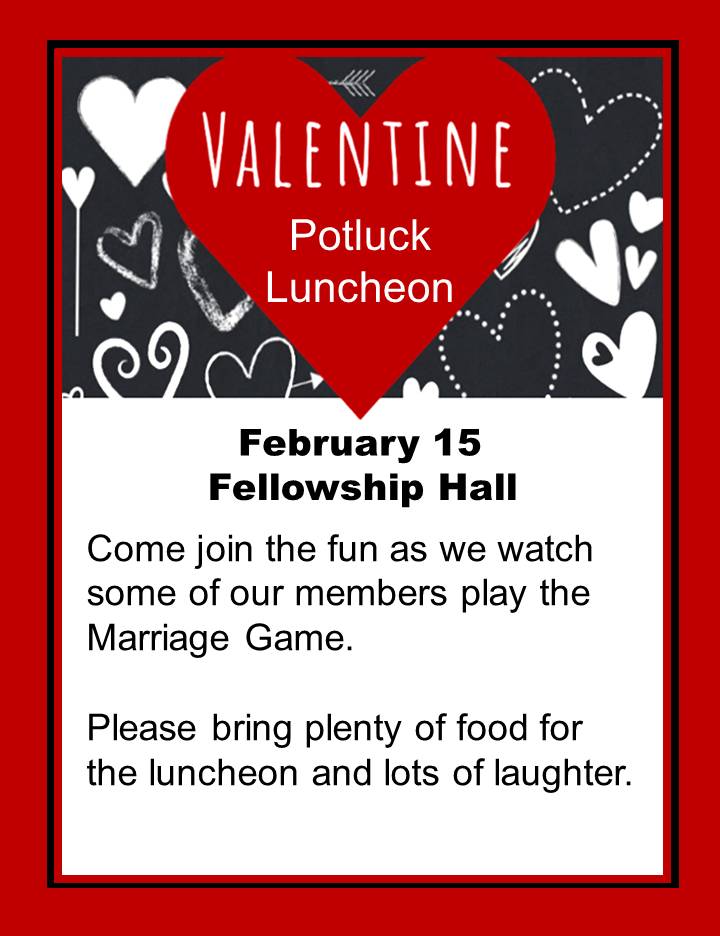 Valentine Luncheon 2-14